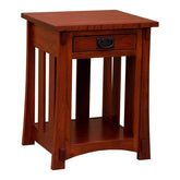 Cherry Night Stand w/ Slats side